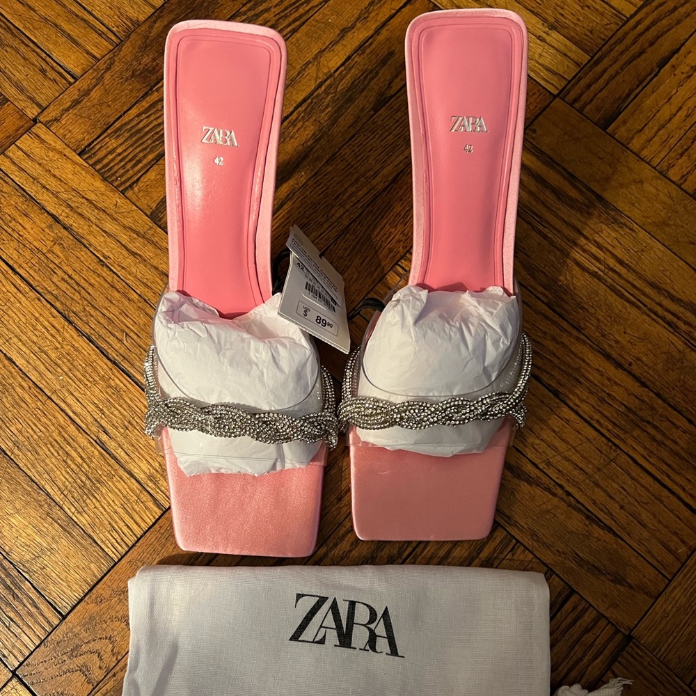 Zara Pink Sandals